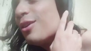 Deep throat shemale Indian desi village sucking dick