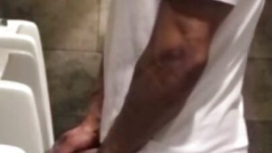 Straight guy jerking off in public toilet So I fucked him