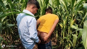 Indian Gay  - Today Collage Boy & College Teacher I saw a corn field  side of the forest, so I enjoyed going to the corn field.