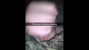 Straight Military Friend Jerks off