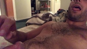 Jacking off Faster than the Playboy Bunny - Huge Cumshot!!!