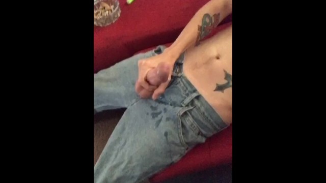 Cumming in Pair of Jeans