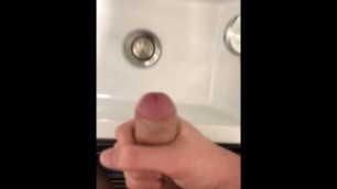 Boyfriend Wanks in Public Toilet for me