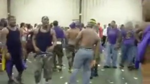 Black Fraternity Omega Psi Phi (Que Dogs) Stepping with their Butts Hanging