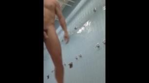 Public Shower Jerk off