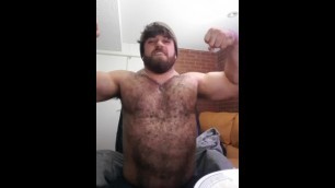 HUGE Hairy Muscle Man come Worship me at Onlyfansdotcom/trojanmachine69