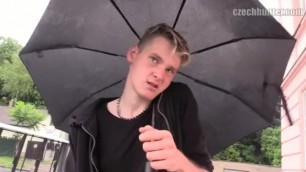 CZECH HUNTER 365 - Blonde Twink Picked up from the Metro for a Quick Fuck