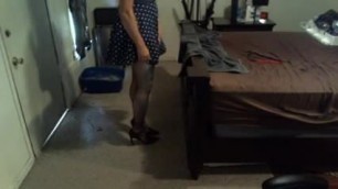 High Heels Stockings Dress Cumshot