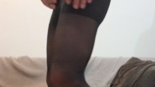 Masturbation Pantyhose no cumming