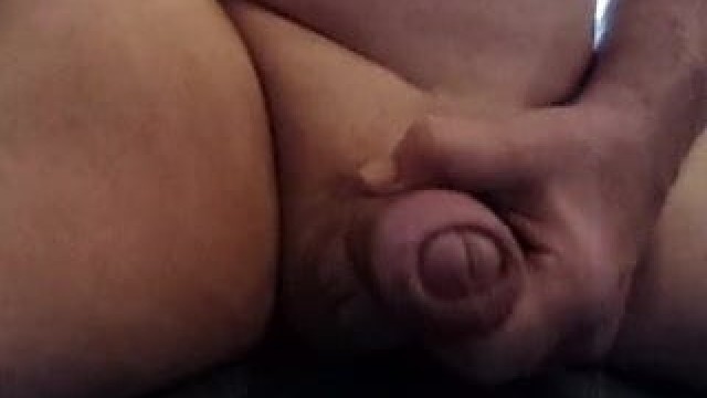 73yrold Grandpa 198 uncut chub wank solo closeup close cock