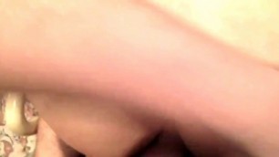 Amateur femboy fucked POV