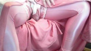 pink sissy satin hypnosis femdom gay feitsh wank