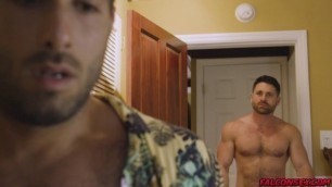 Boyfriends Beau Butler and Diego Sans have poolside sex