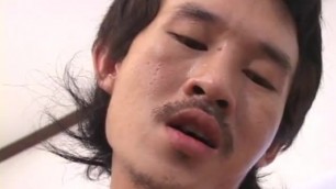 Facialized Asian Twink Fucked in Kitchengay