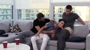 Familydick - Horny Stepdad and Older Brother Fucked a Young Twinkgay