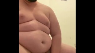 Uncut 460lb Chub Jerks Off and Plays With Fat Bellygay