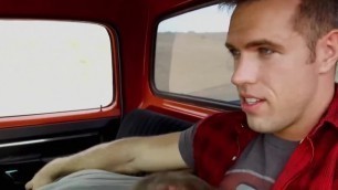 Cute College Boy Blows Hot Daddy Alex Mecum in Pickup Truckgay