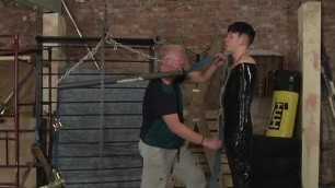 Wrapped Up Sub Twink Jerked Off Roughly by Sebastian Kanegay