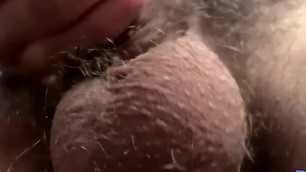 Hairy Jock Stroking His Massive Cock Until He Cums Hardgay